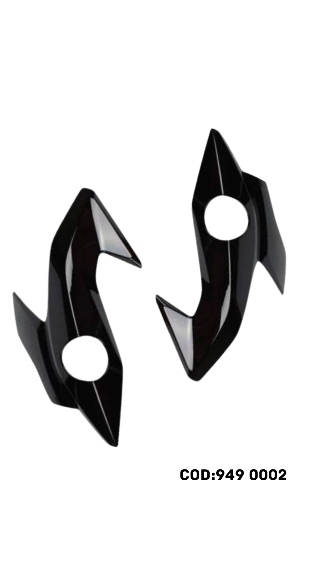 CARENAGEM/ BANANINHA DO FAROL TITAN 160 2016 A 2018 EX PRETO