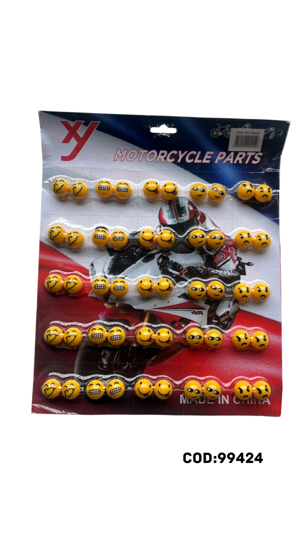 CARTELA DE BICO EMOJI  C/25