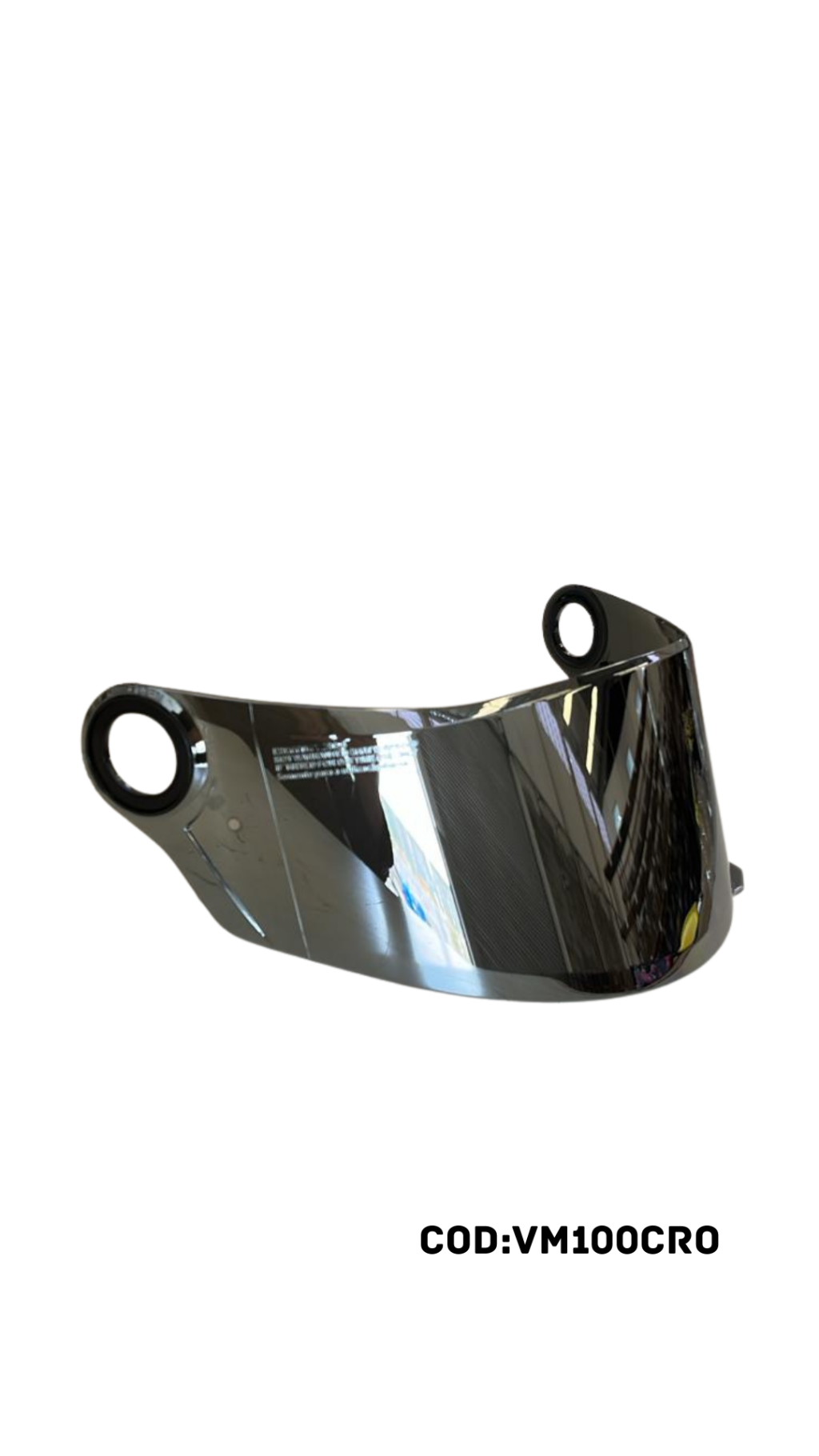 VISEIRA ABERTA LS2 / FF358 CROMADO/PRATA