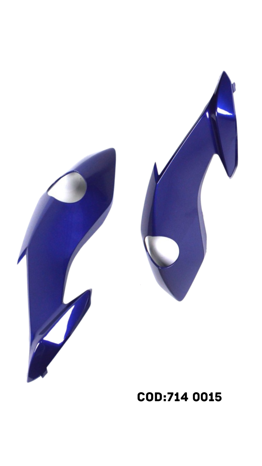 CARENAGEM LAT. DO FAROL COMP. TITAN 160 22 PINT. COR FAN 160 2022 AZUL	714 0015