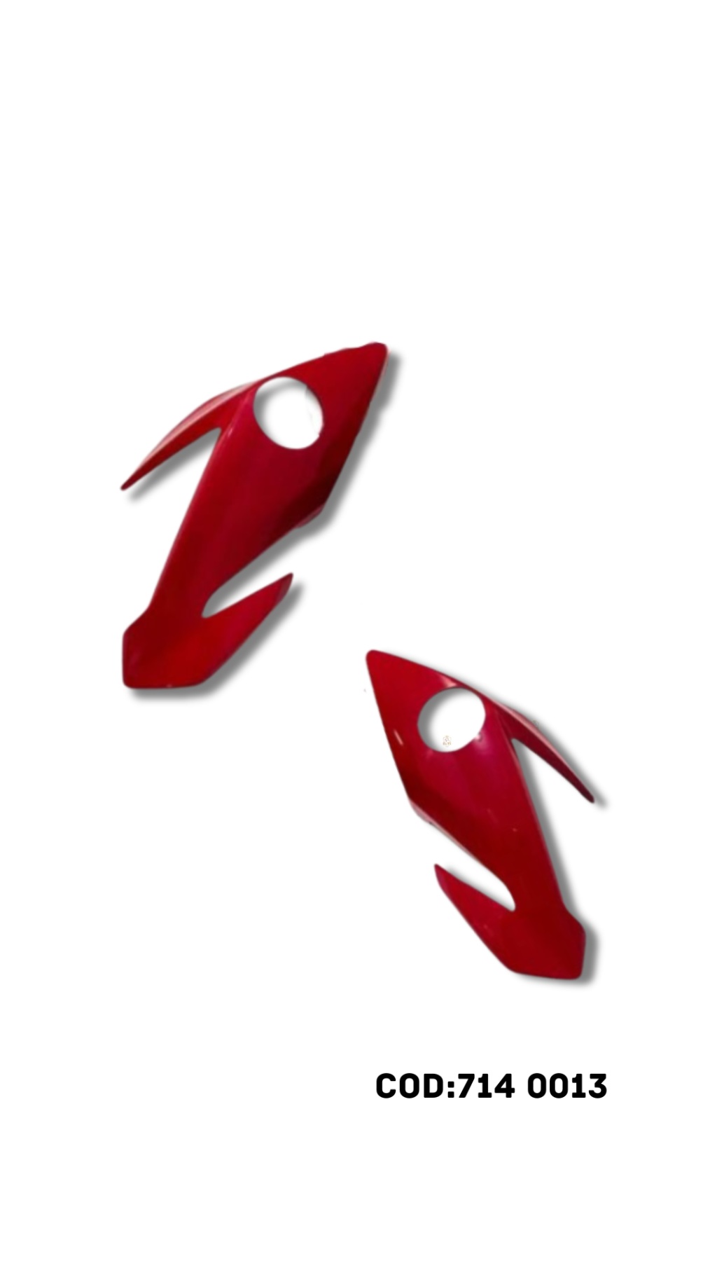 CARENAGEM/ BANANINHA DO FAROL TITAN 160  22/ FAN 160 16-19/21 VERMELHO'