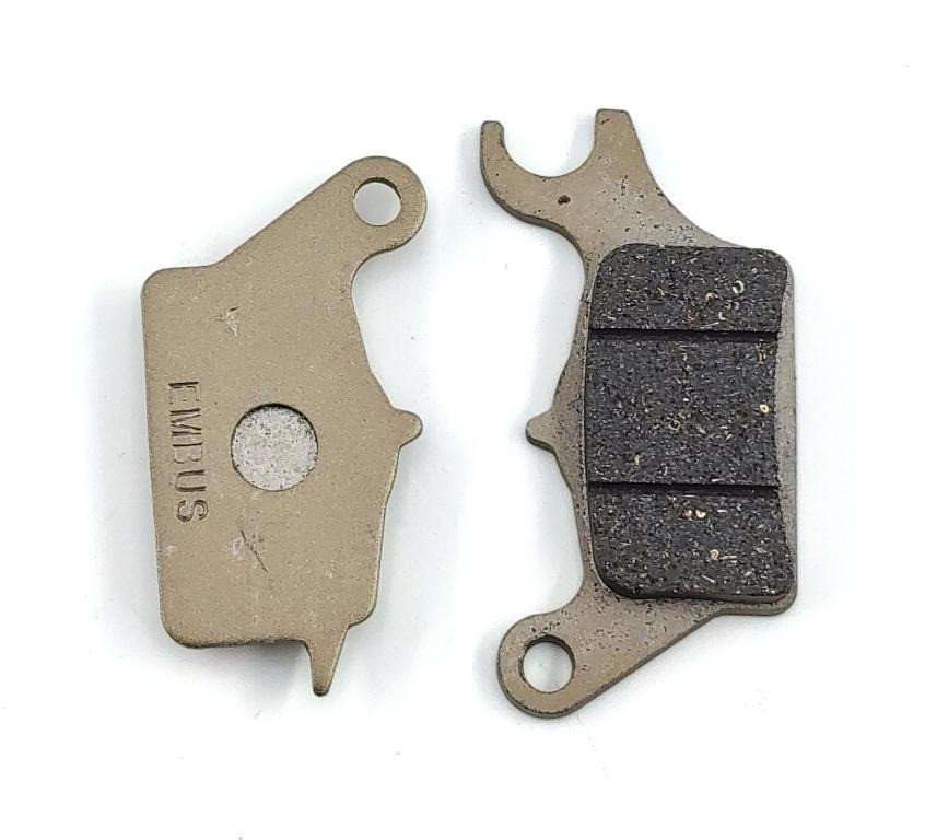 PASTILHA FREIO DIANTEIRO FAZER 150 16-24/FACTOR 15 0 16-24/FAN 160 25-26/START 160 25-26 SEM ABS/PHOE NIX+ 14-19 EMBUS