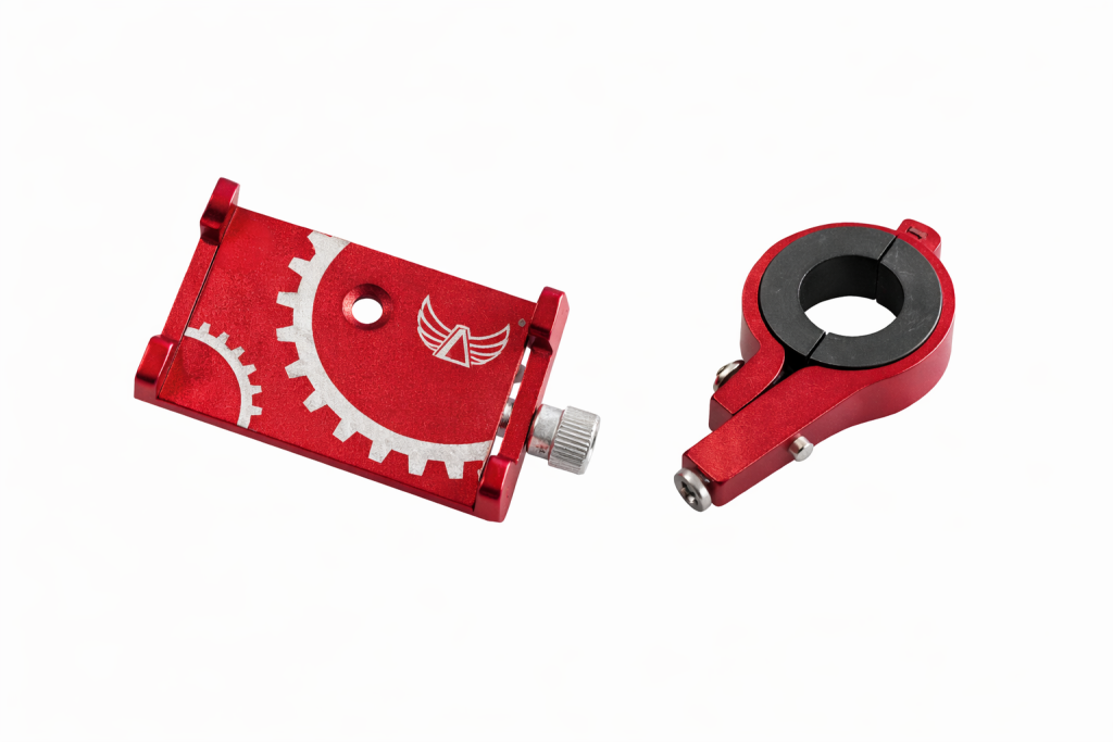 SUPORTE DE CELULAR ALUMINIO REFORÇADO AJUSTAVEL ( VERMELHO )