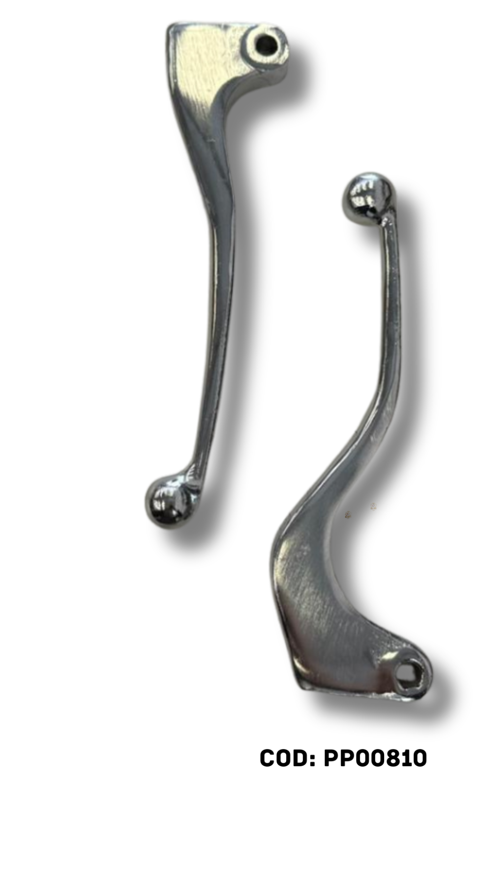 PAR DE MANETE TITAN START CROMADO