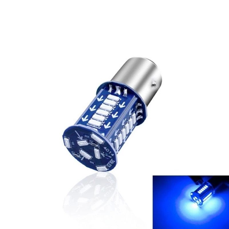 LAMPADA 2 POLOS FREIOS SEQUENCIAL AZUL