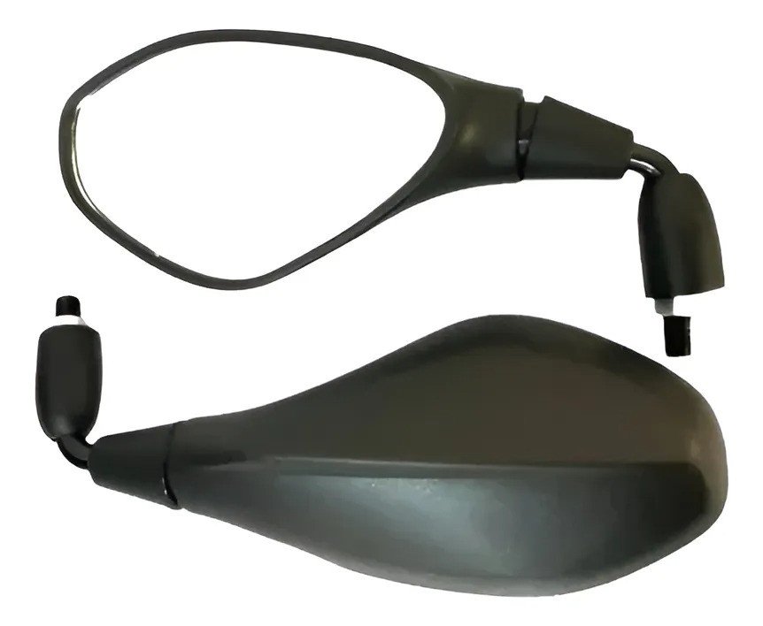 RETROVISOR BMW 90° HASTE CURTA LENTE CONVEXO VELOCE