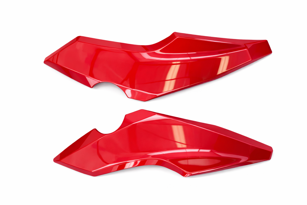 CARENAGEM LAT. DO FAROL 2025 COMP. TITAN 160 VERMELHO PEROLIZADO 