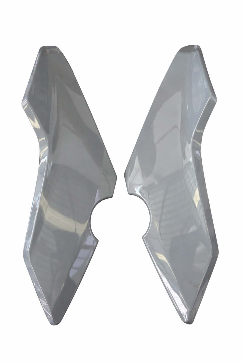 CARENAGEM LAT. DO FAROL 2025 COMP. TITAN 160 CINZA STARK