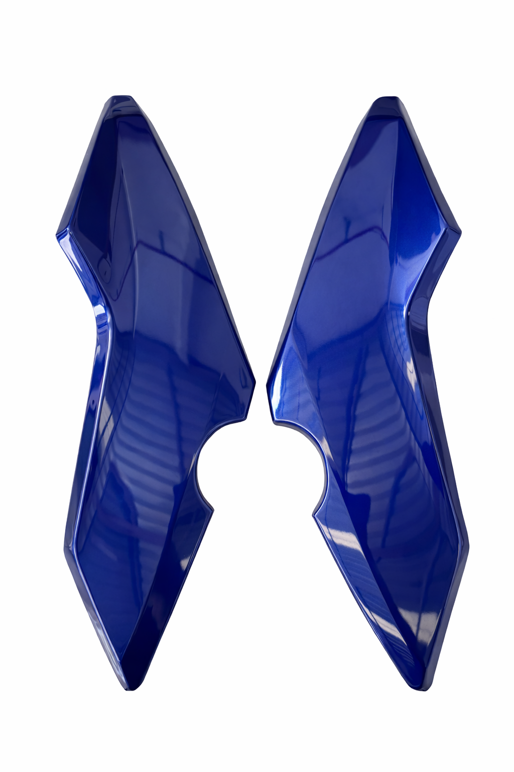 CARENAGEM LAT. DO FAROL 2025 COMP. TITAN 160 AZUL PEROLIZADO