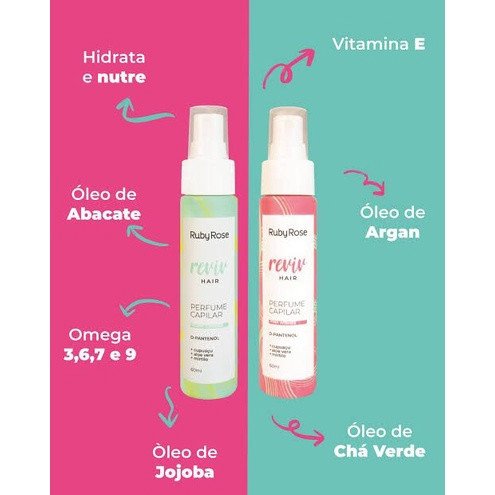 Perfume Capilar Ruby Rose