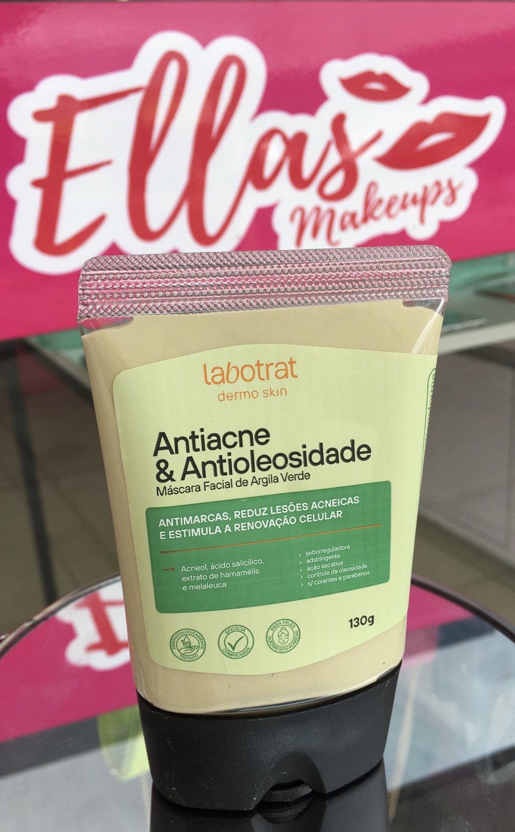 Máscara Facial de Argila Verde Labotrat
