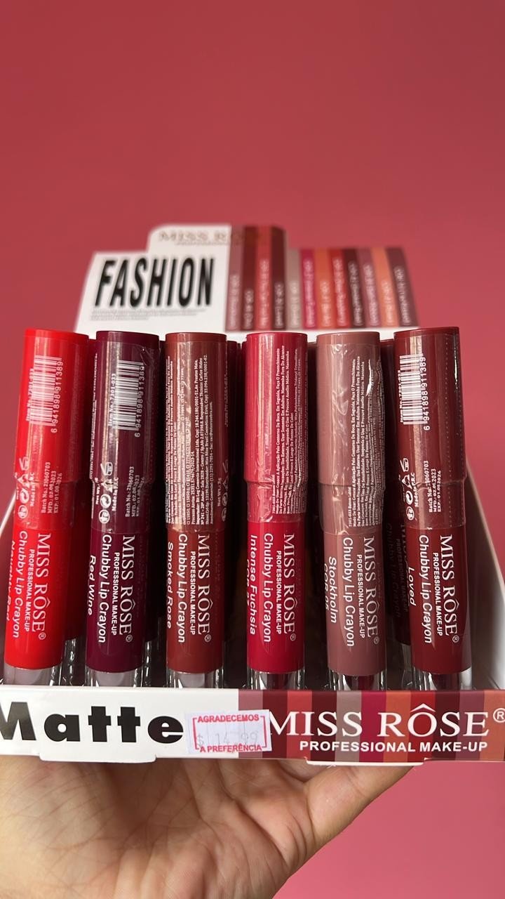 Lápis labial Fashion Miss Rôse