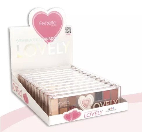 Paleta Sombra e Iluminador Lovely