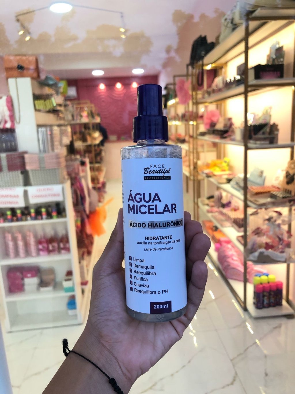 Água micelar de Ácido Hialurôbico em Spray 