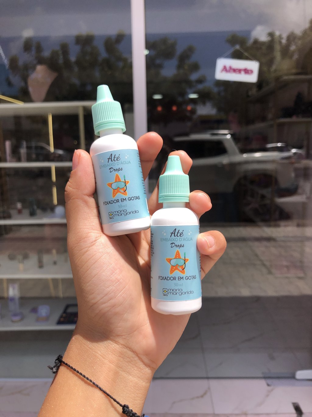 Até embaixo d’agua Drops fixador em gotas 