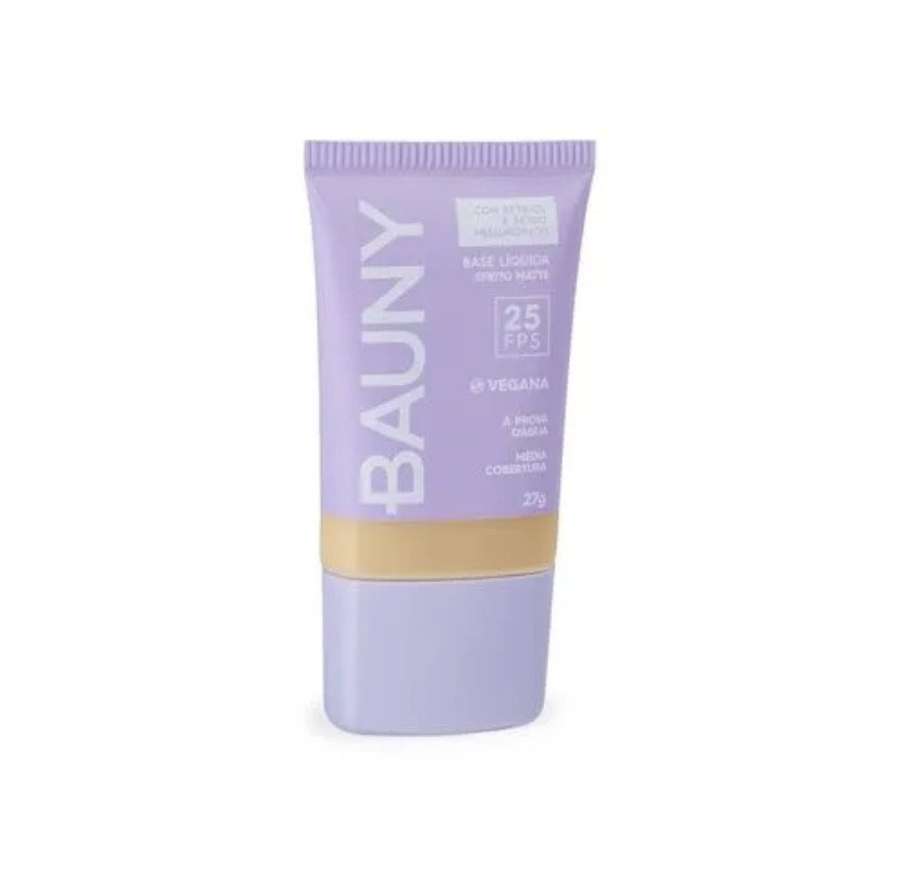 Base Facial Bauny Efeito Matte