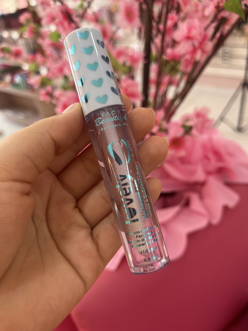 Gel incolor para cílios e sobrancelhas 