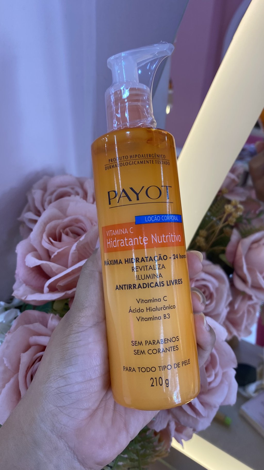 HIDRATANTE CORPORAL NUTRITIVO VITAMINA C PAYOT 210G