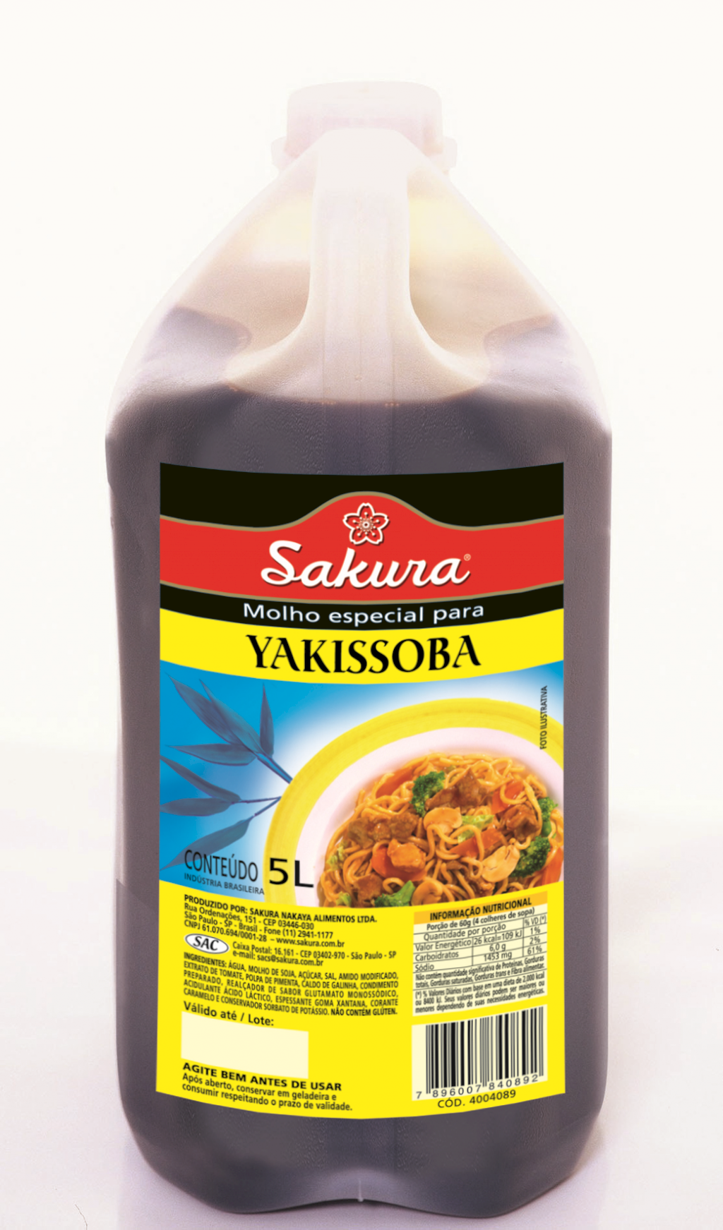 3525 - SAKURA MOLHO 5L YAKISSOBA BOMBA