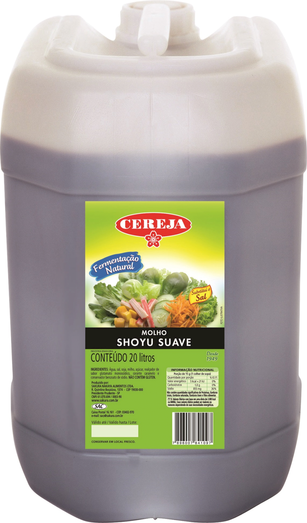 3533 - CEREJA M.SHOYU 20L SUAVE BOMBA