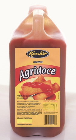 3518 - KENKO MOLHO 5L AGRIDOCE BOMBA