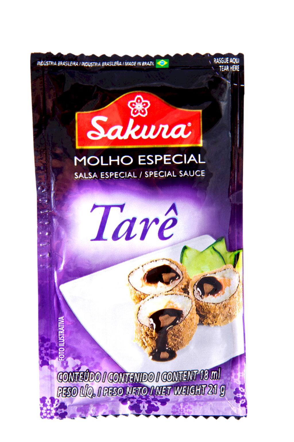 3667 - SACHE SAKURA 120X18ML MOLHO TARE (CX C/ 120 UNI)