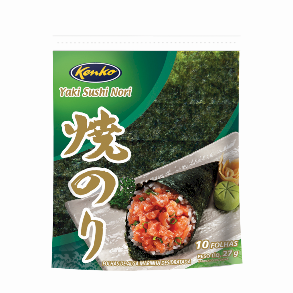 3719 -  KENKO YAKI SUSHI NORI 10 FOLHAS 