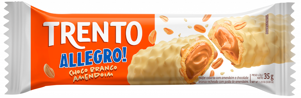 1431 - TRENTO ALLEGRO 416g CHOCO BRANCO AM. (MÍNIMO 16 UNI)