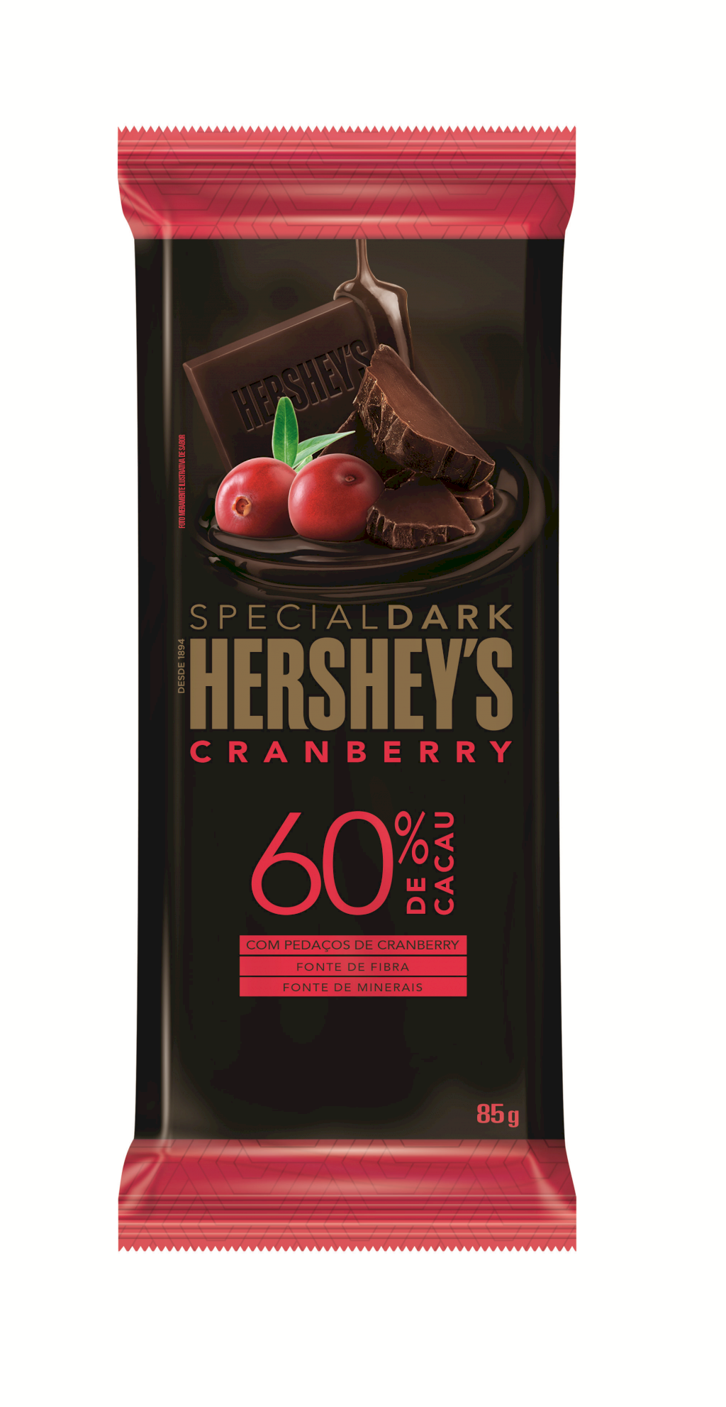 629- BARRA SPECIAL DARK 85G CRANBERRY (C/ 17 UNI)