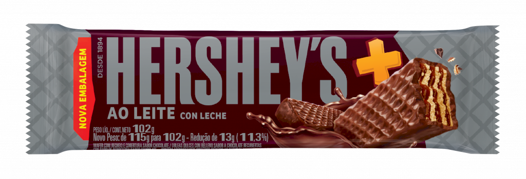 561 - HERSHEYS MAIS 102G AO LEITE (MÍNIMO 6 UNI)
