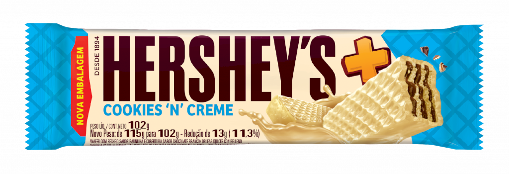 562 - HERSHEYS MAIS 102G COOK.NCREME (MÍNIMO 6 UNI)