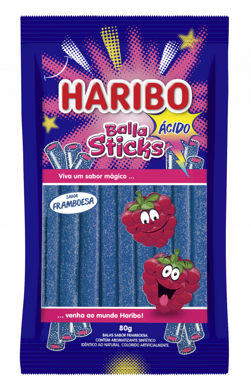 2663 - B.STICKS 70G FRAMBOESA ACIDO (MÍNIMO 6 UNI)