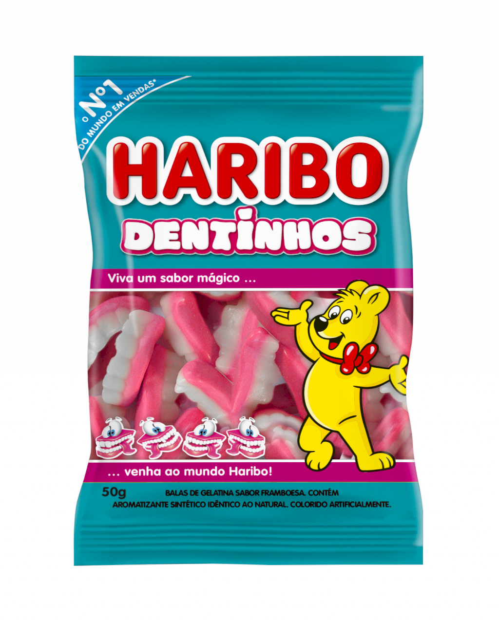 2623 - B.GELATINA 50G DENTINHOS(MÍNIMO 6 UNI)