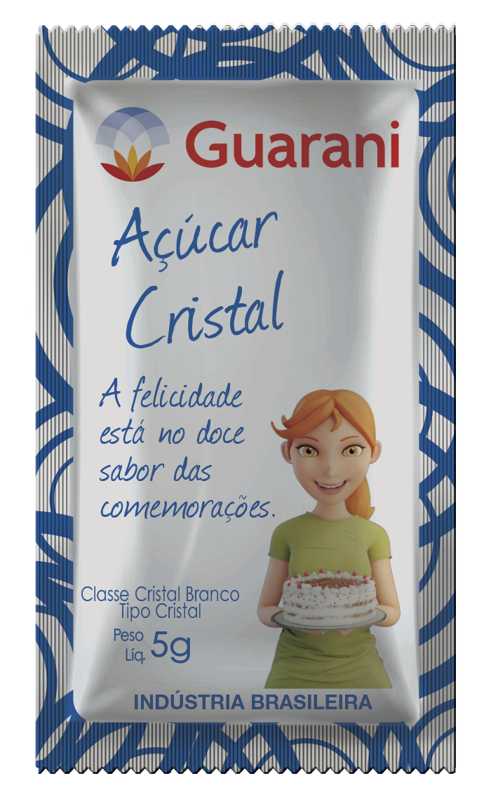 11926 - SACHE ACUCAR CRISTAL GUARANI 5G (CX C/996 UNI)