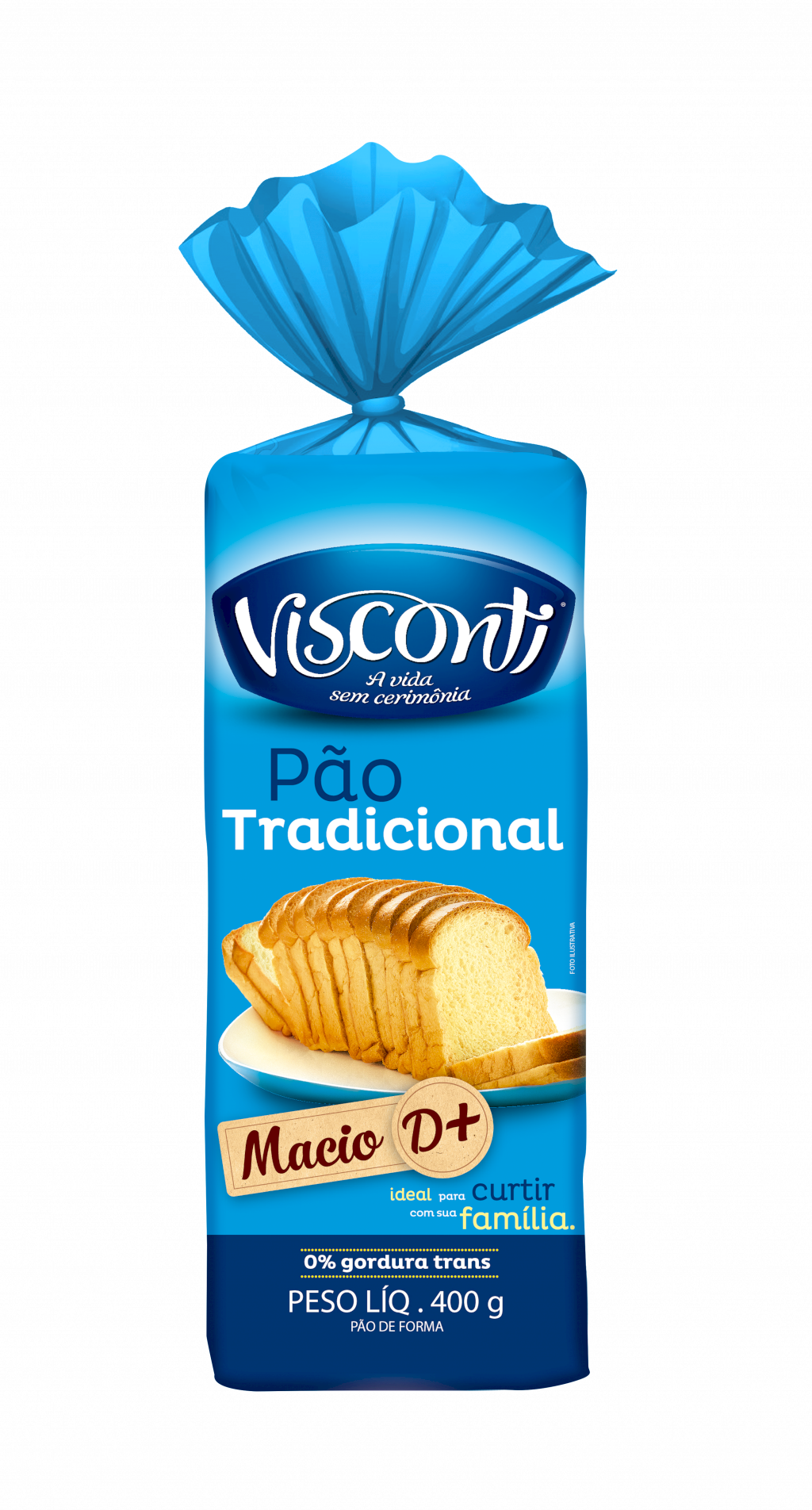 24583 - PROMOÇÃO PAO DE FORMA VISCONTI 400G TRADICIONAL (CX C/10 UNI)