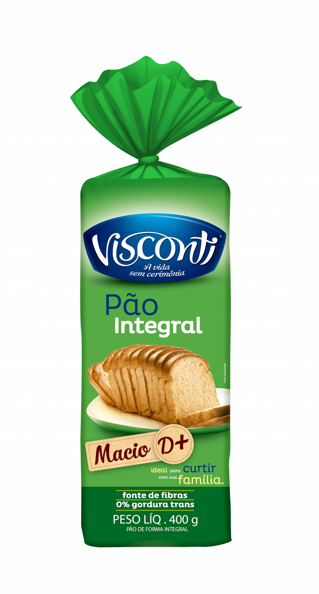 24584 - PROMOÇÃO PAO DE FORMA VISCONTI 400G INTEGRAL (CX C/10 UNI)