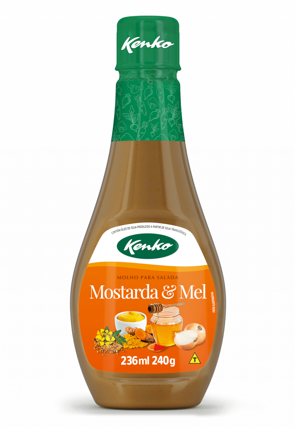 3732 - KENKO M.SALADA 236ML MOSTARDA E MEL (MÍNIMO 6 UNI)