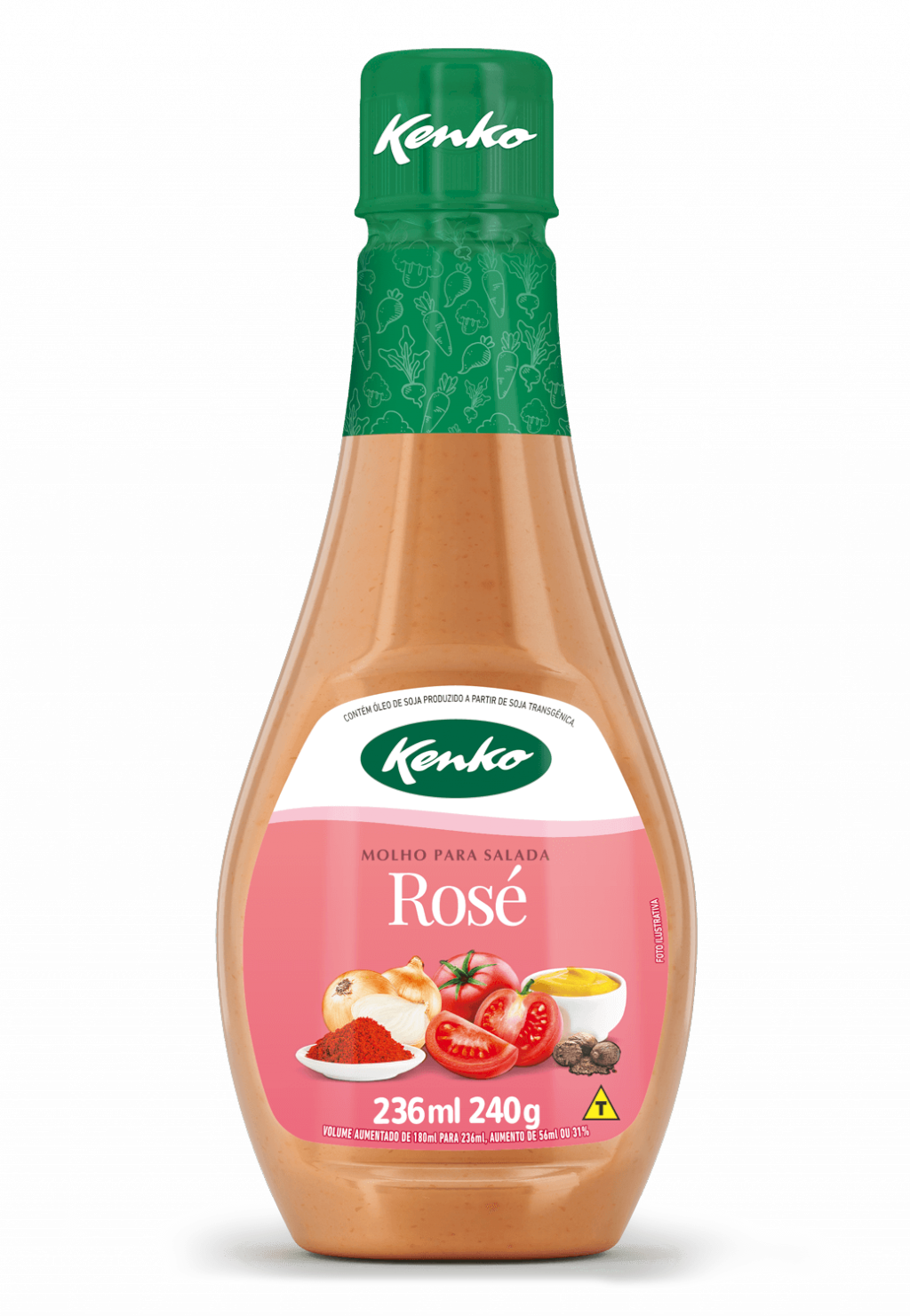 3734 - KENKO M.SALADA 236ML ROSE (MÍNIMO 6 UNI)