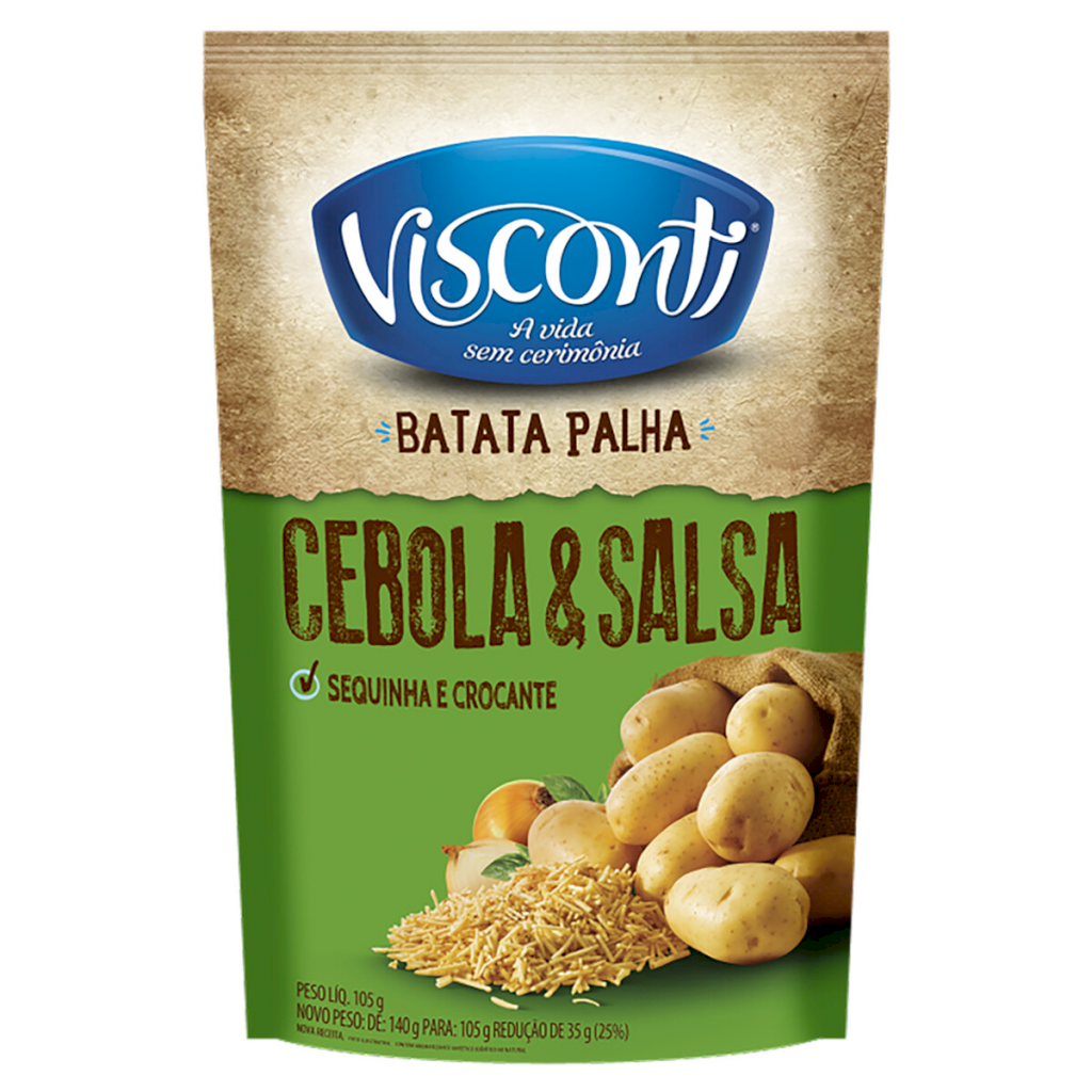 24550 - BATATA PALHA 105G CEBOLA E SALSA (MÍNIMO 5 UNI)