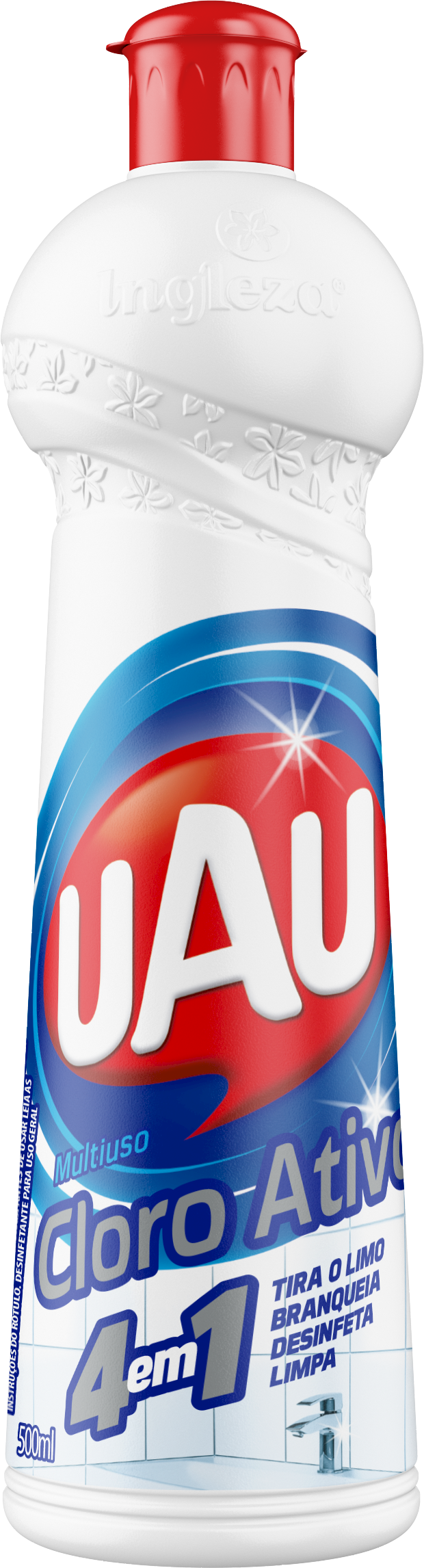 14300 - UAU M.USO C.ATIVO 500ML 4EM1 (MÍNIMO 6 UNI)