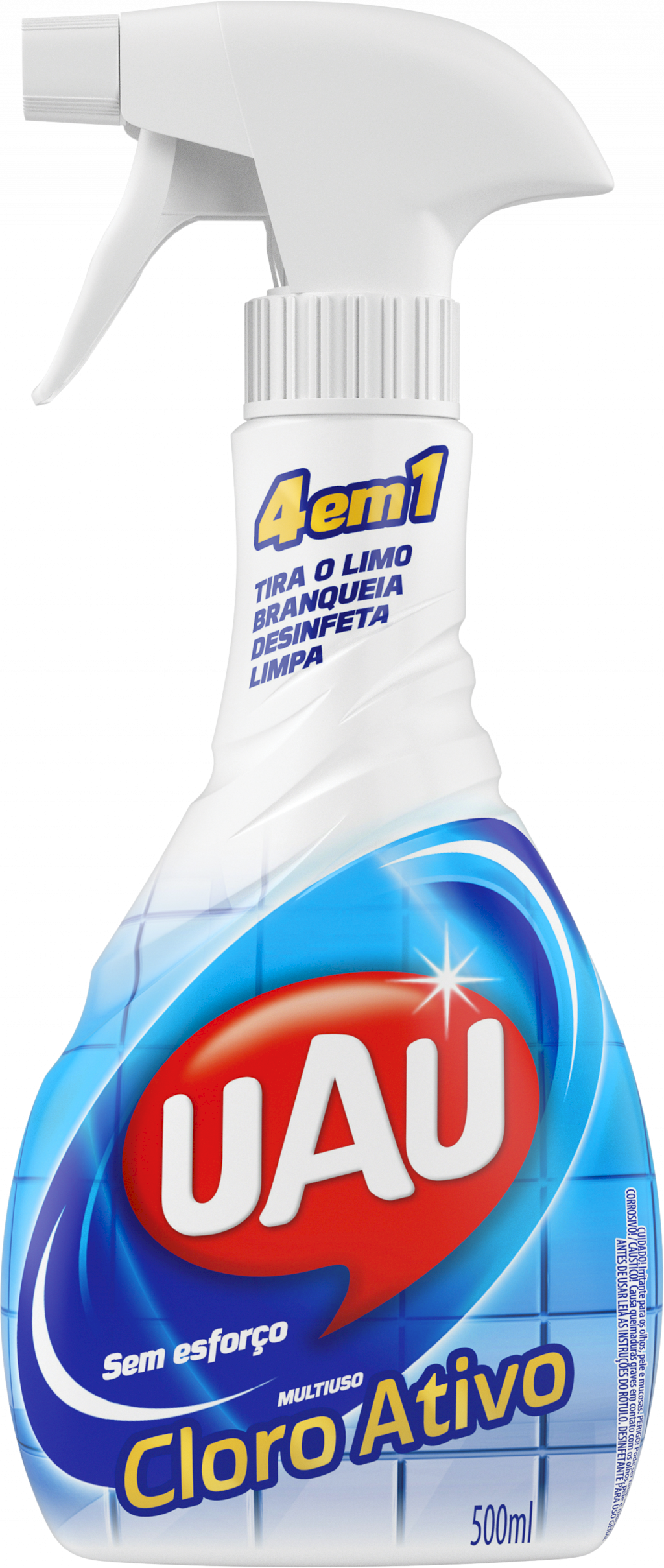 14301 - UAU C.ATIVO 500ML 4EM1 GATILHO (MÍNIMO 3 UNI)