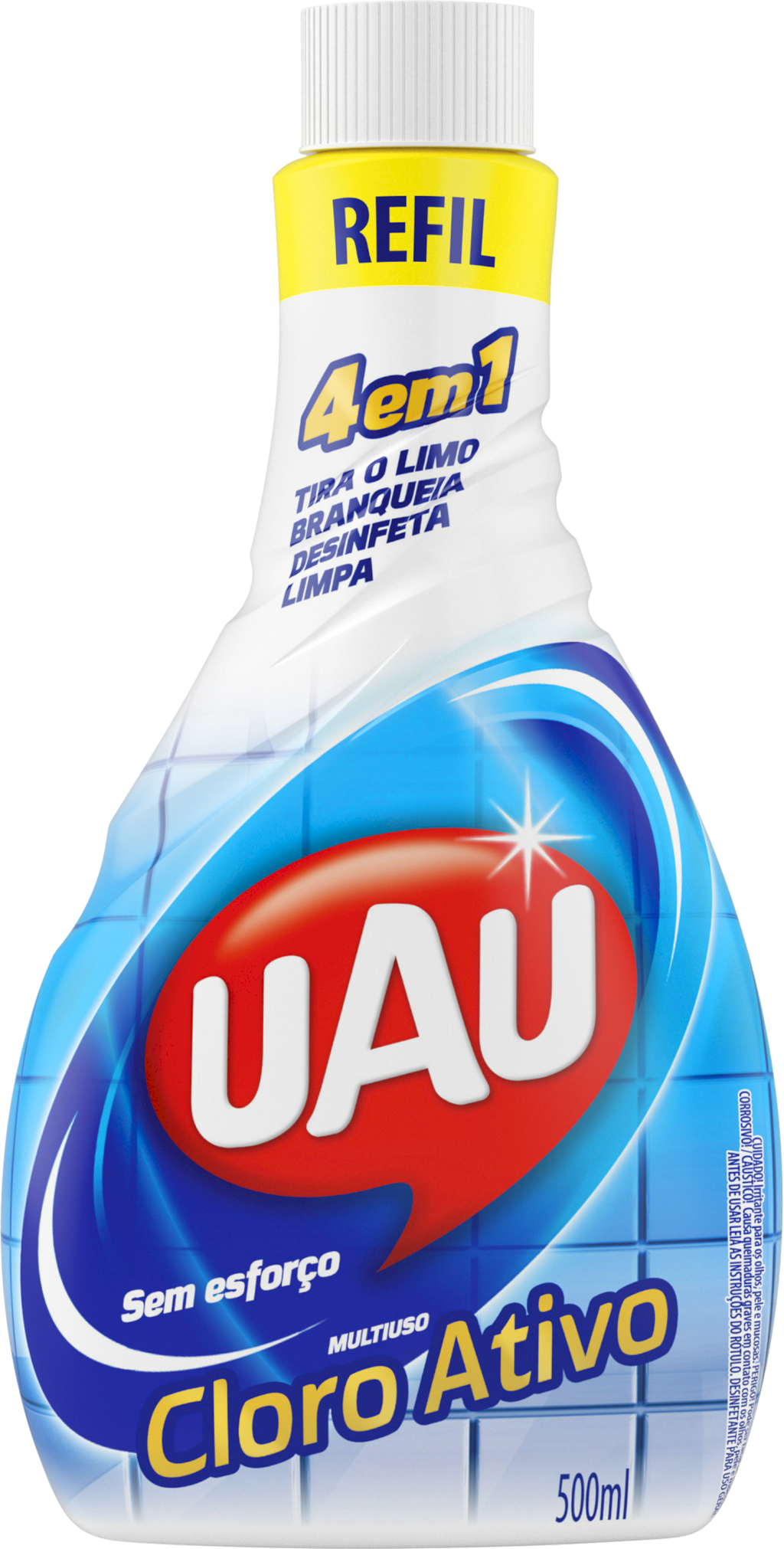 14302 - UAU C.ATIVO 500ML 4EM1 REFIL (MÍNIMO 3 UNI)