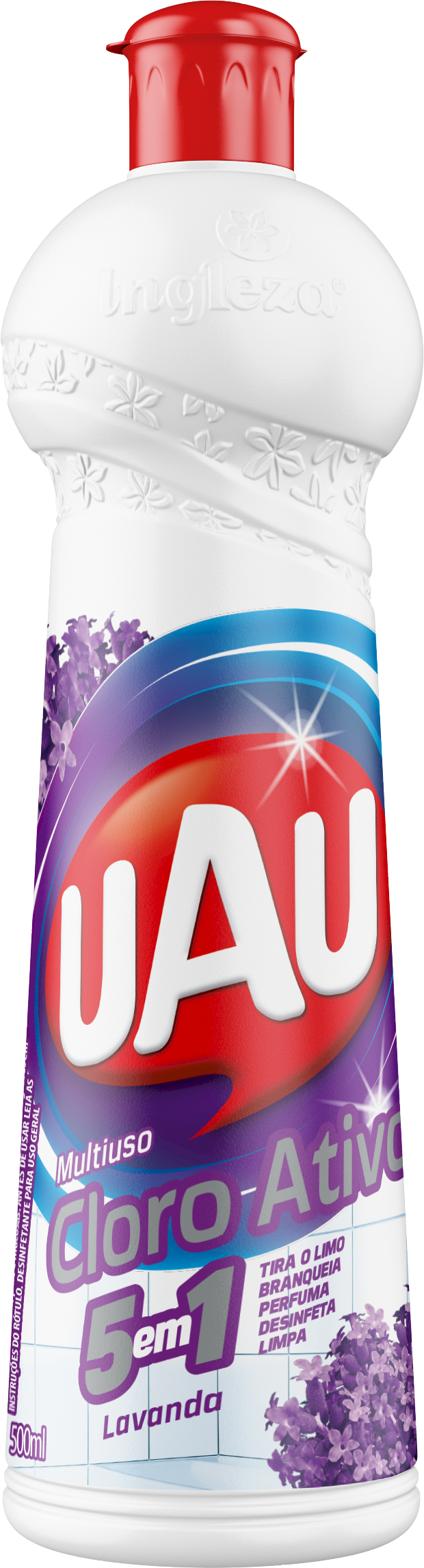 14304 - UAU M.USO C.ATIVO 500ML LAVANDA 5EM1 (MÍNIMO 6 UNI)