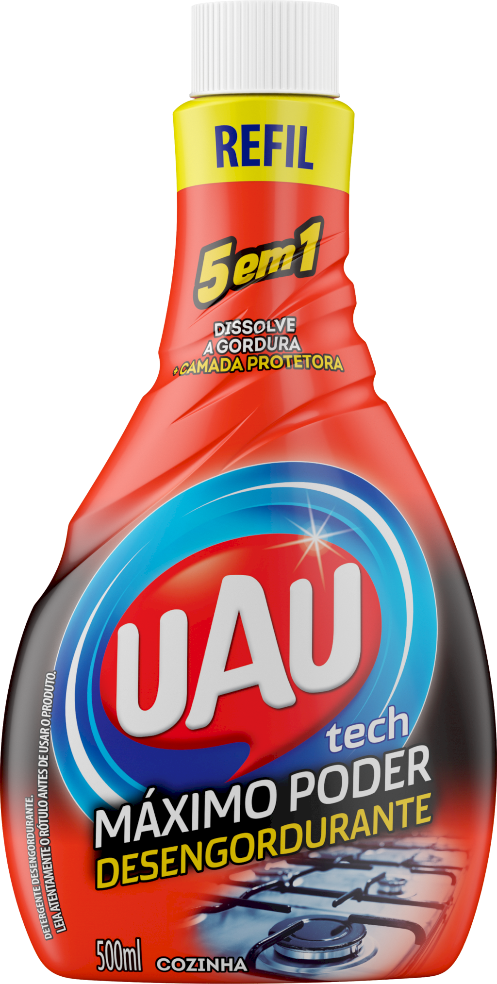 14307 - UAU DESENGORDURANTE 500ML REFIL (MÍNIMO 3 UNI)