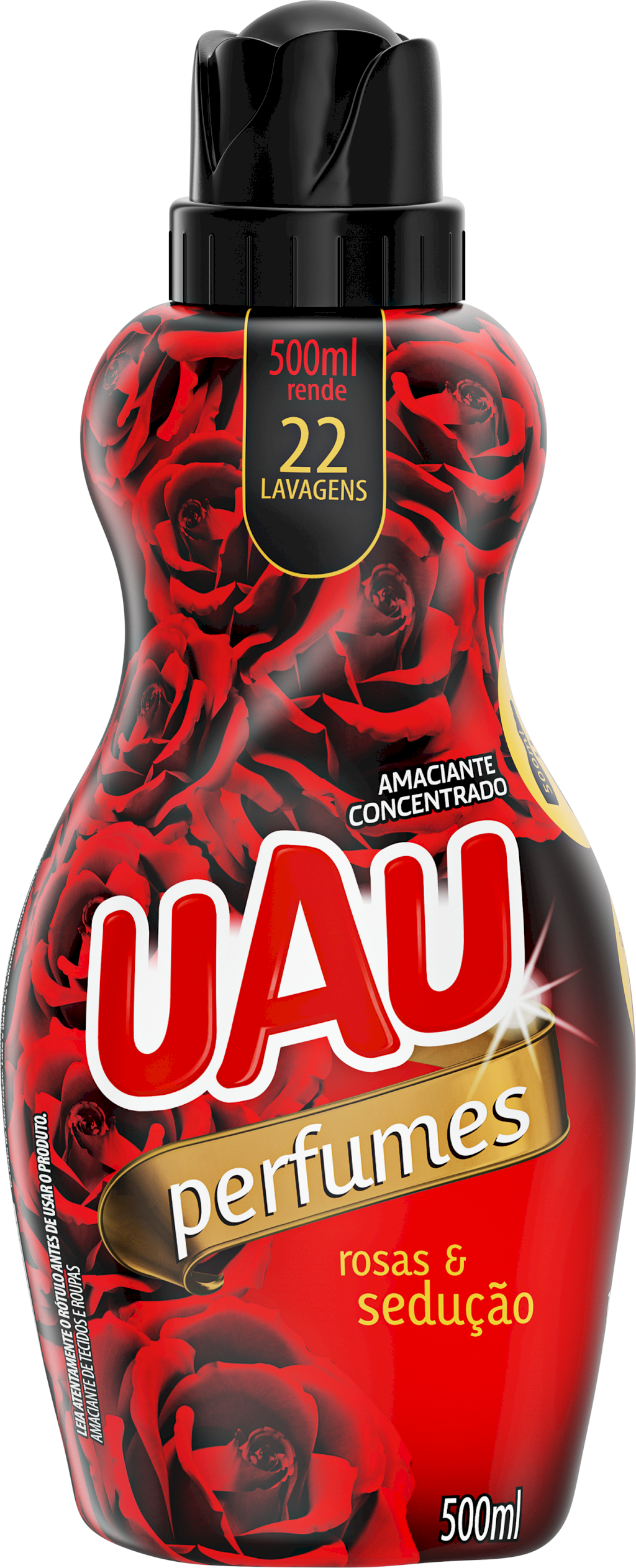 14437 - UAU AMACIANTE 500ML ROSA/SEDUC. (MÍNIMO 6 UNI)