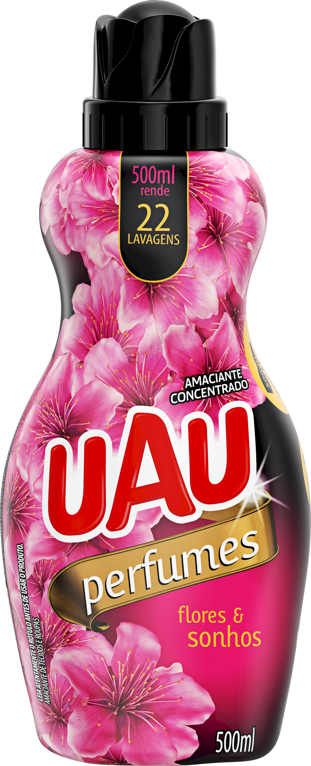 14454 - UAU AMACIANTE 500ML FLOR./SONHOS (MÍNIMO 6 UNI)