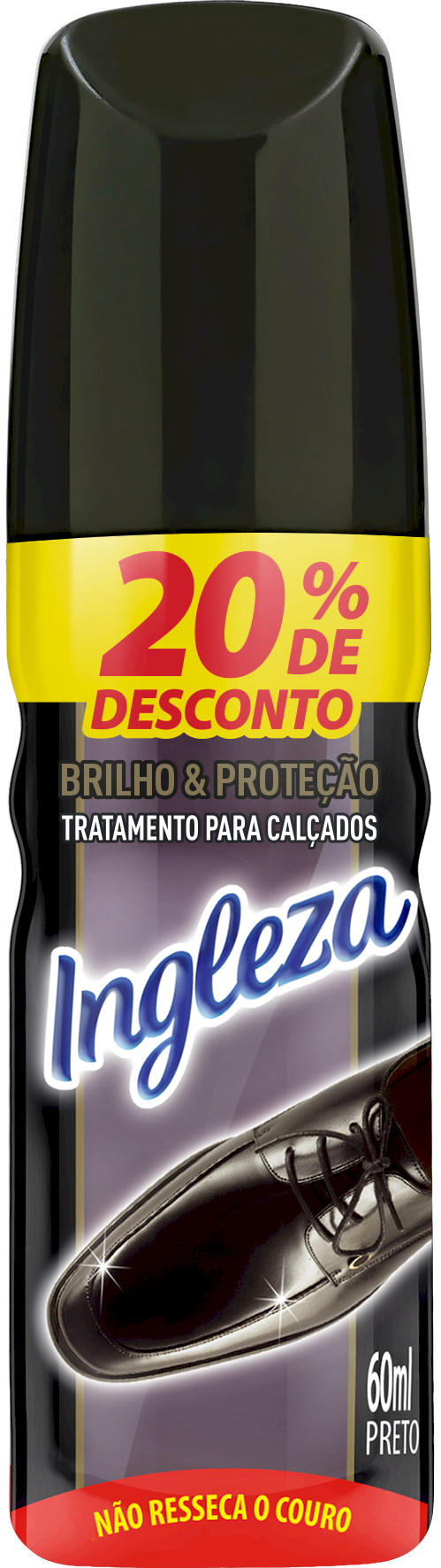 14489 - C.LIQUI.P/CALCADOS 60ML PRETA 20%DES (MÍNIMO 6 UNI)