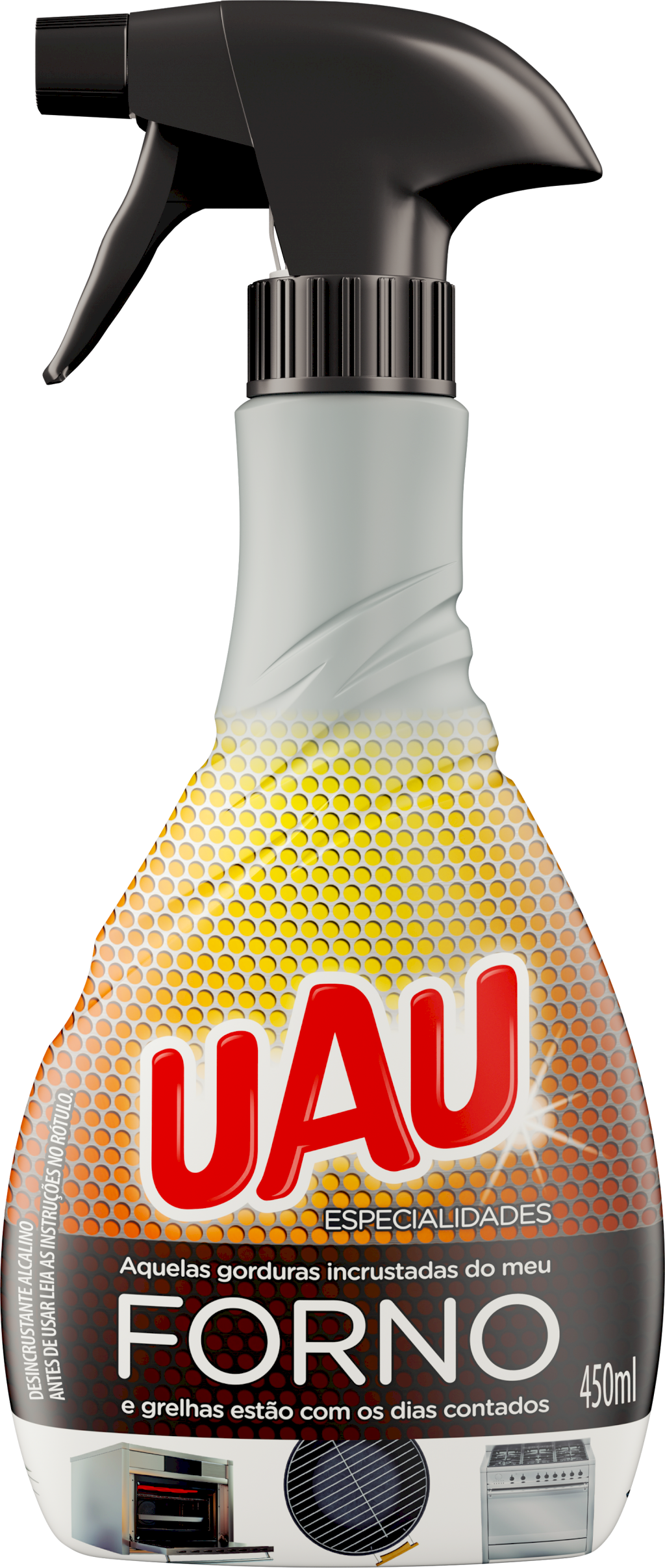14495 - UAU LIMPA FORNO 450ML GATILHO (MÍNIMO 3 UNI)