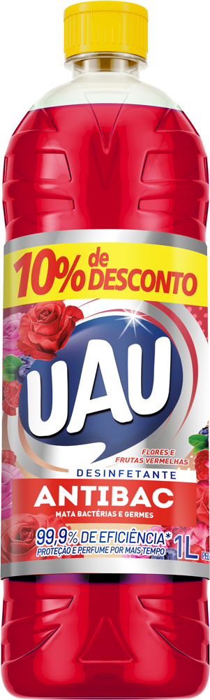 14555 - UAU DESINF.ANTIB.1L FLOR/FRUT 10%DES (MÍNIMO 3 UNI)