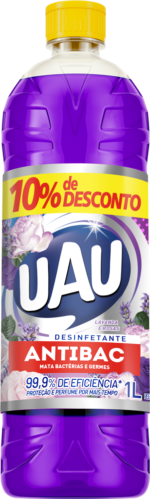 14557 - UAU DESINF.ANTIB.1L LAV/ROSAS 10%DES (MÍNIMO 3 UNI)